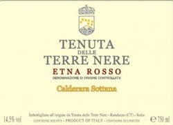 Tenuta delle Terre Nere Etna Rosso Calderara Sottana 2019