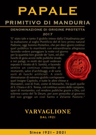 Varvaglione Vigne & Vini srl Primitivo di Manduria Papale Linea Oro 2017