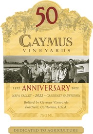 Caymus Napa Valley Cabernet Sauvignon (50th Anniversary) 2022
