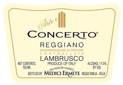 Medici Ermete Reggiano Concerto Lambrusco 2023