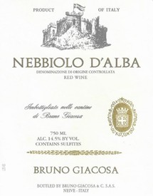 Bruno Giacosa Nebbiolo d'Alba 2018