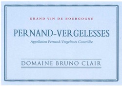 Bruno Clair Pernand Vergelesses Blanc 2022