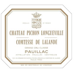 Chateau Pichon Longueville Comtesse de Lalande 2018